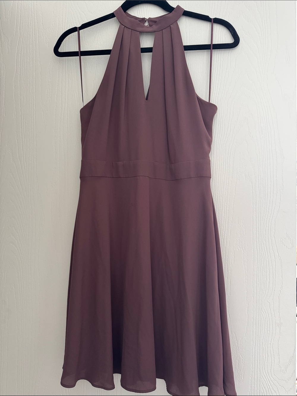 Express Mauve Halter Midi Dress